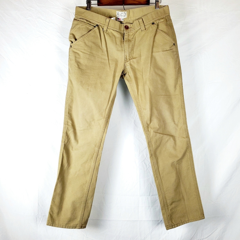 Almond Surfboards Tan Canvas Rover Pant